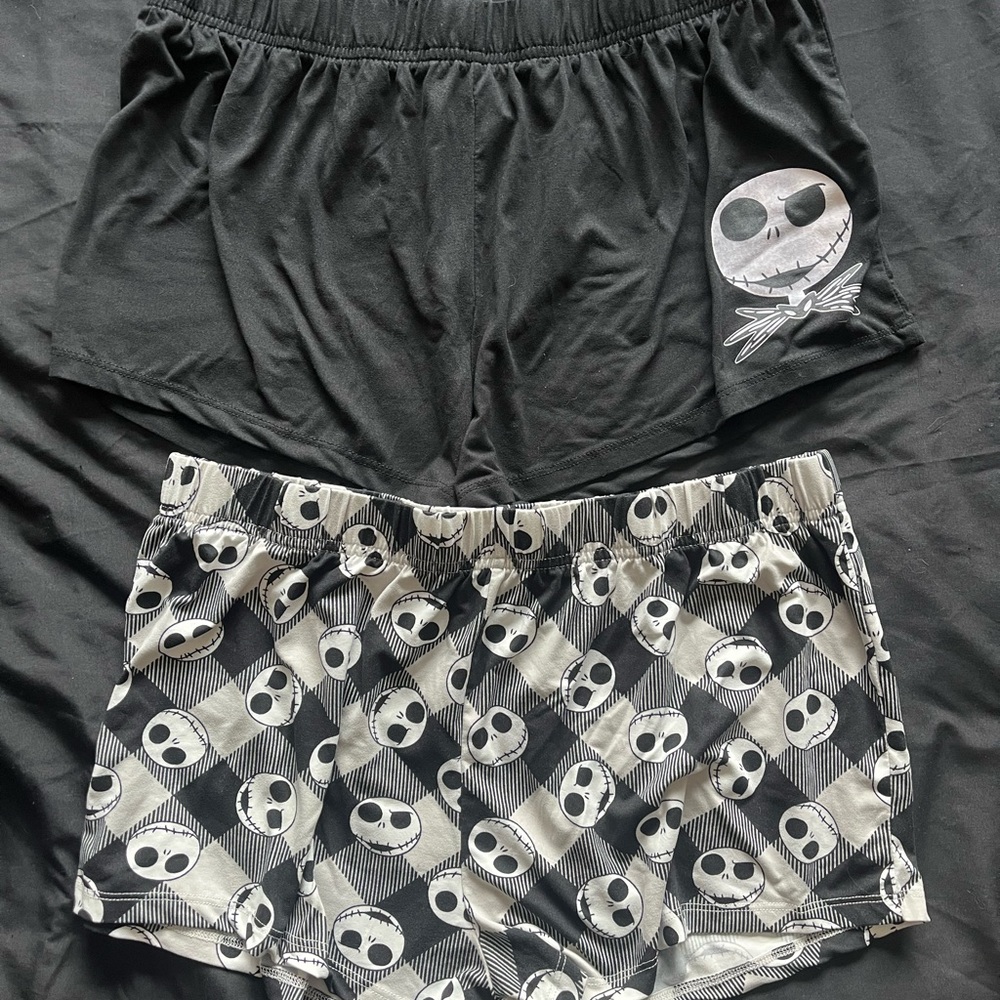 Nightmare Before Christmas PJ Shorts